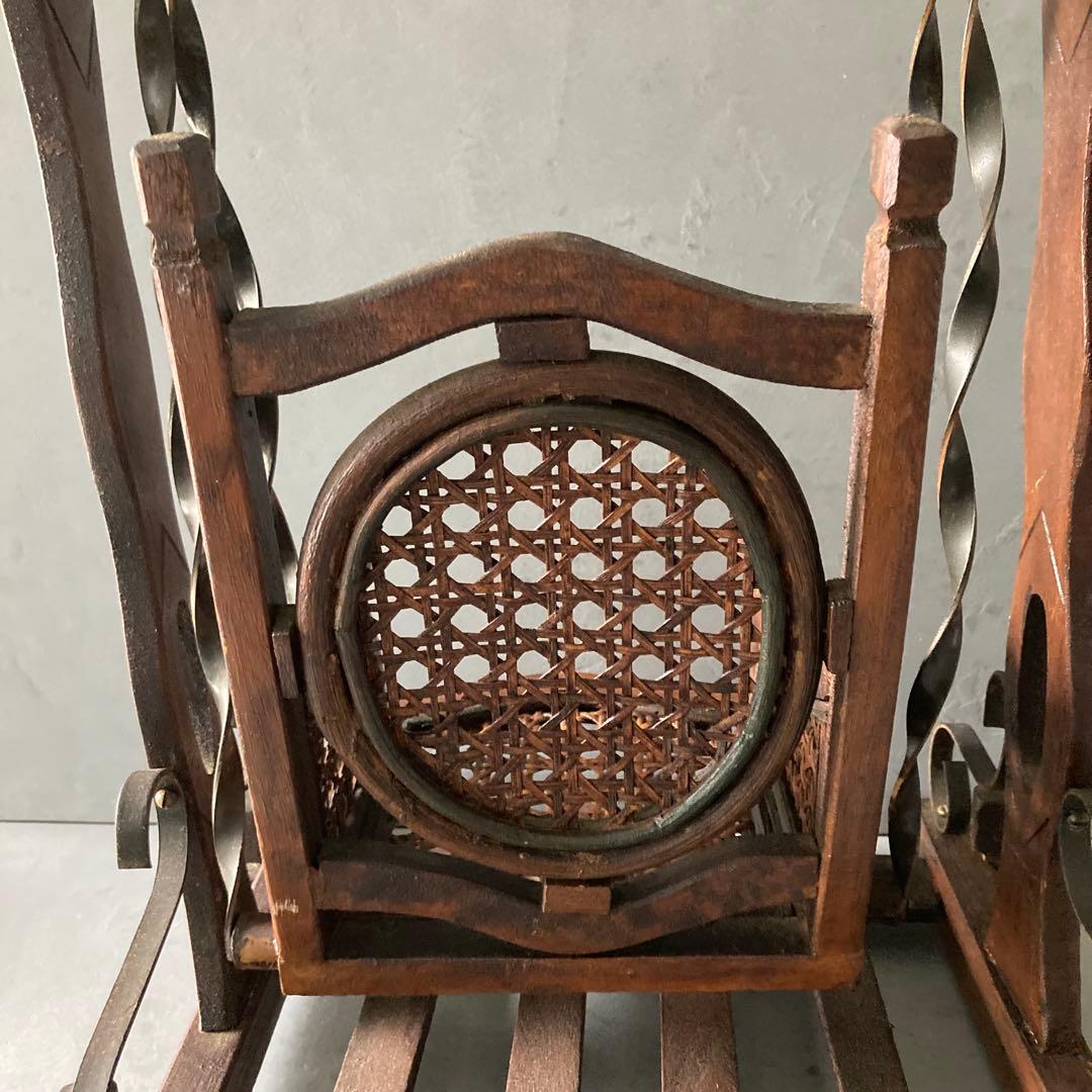 希少 ヴィンテージ ドール用 スイングチェア アンティーク雑貨