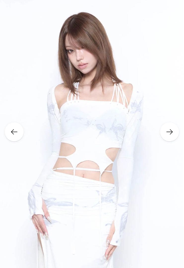 トップス THEREDTHREAD S butterfly garter tops