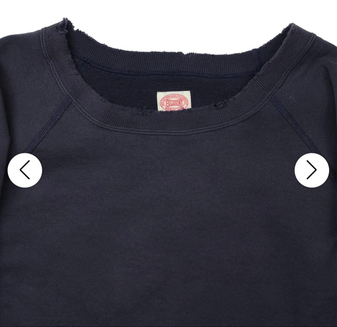 新品　FULL COUNT フルカウント　ダメージ加工　スウェット