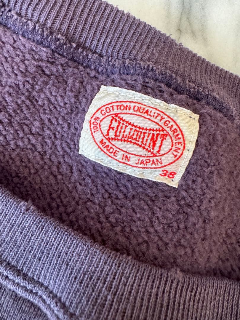 新品　FULL COUNT フルカウント　ダメージ加工　スウェット