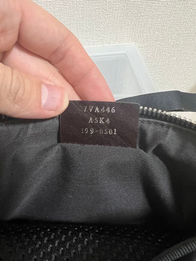 FENDI ズッカ柄 ウエストバッグ コーティングキャンバス レザー