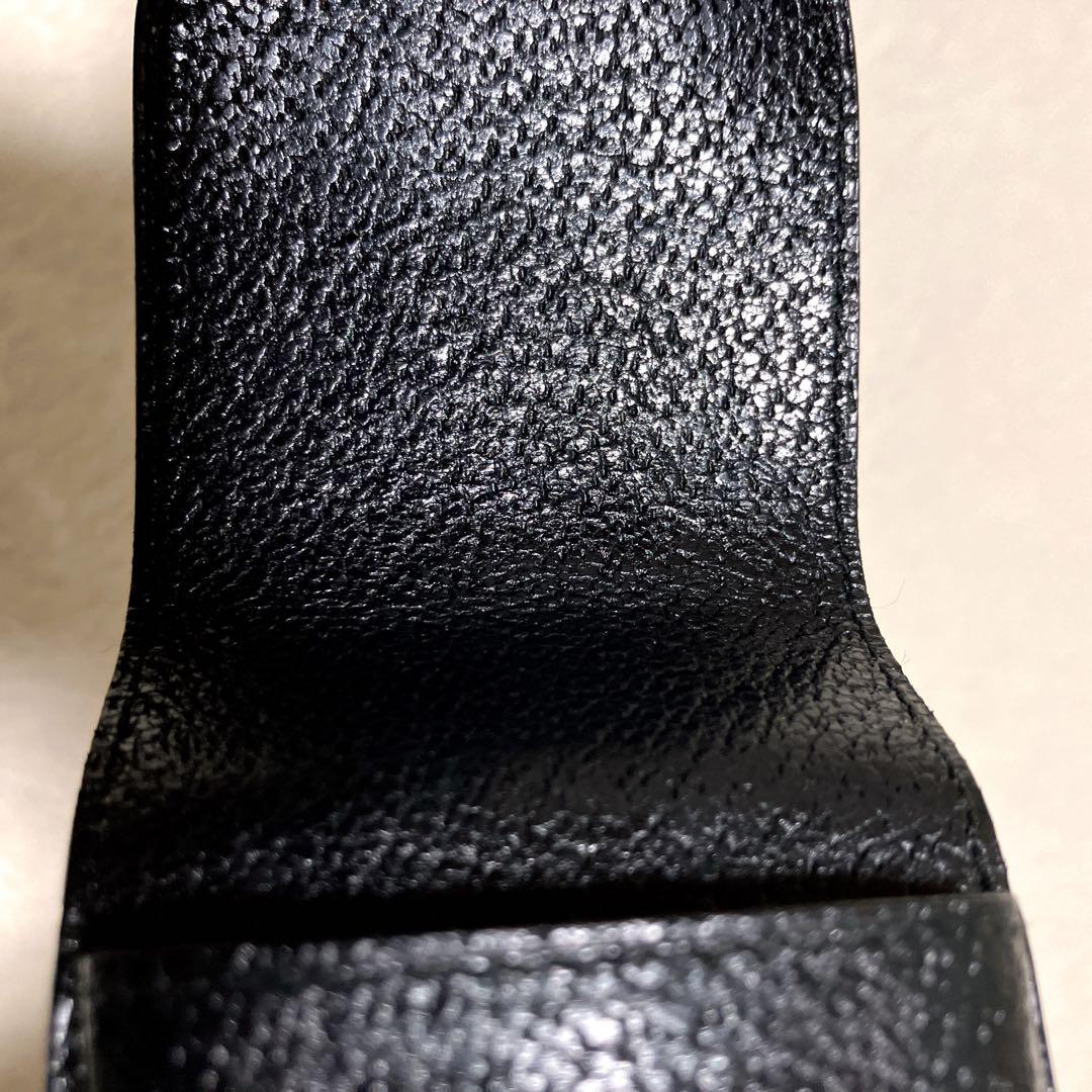 BVLGARI ブルガリ　レザー　ペンケース　ブラック　黒　本革　ロゴ　筆記用具