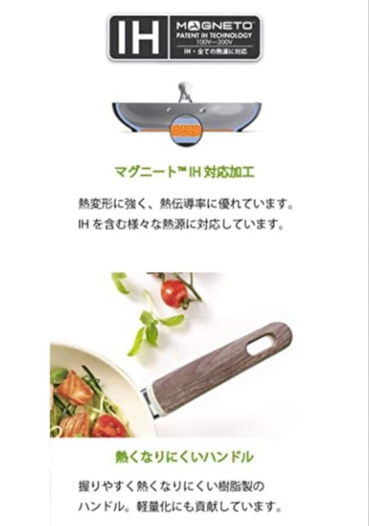 GREEN PAN グリーンパン ウッドビー 28cm フライパン 新品