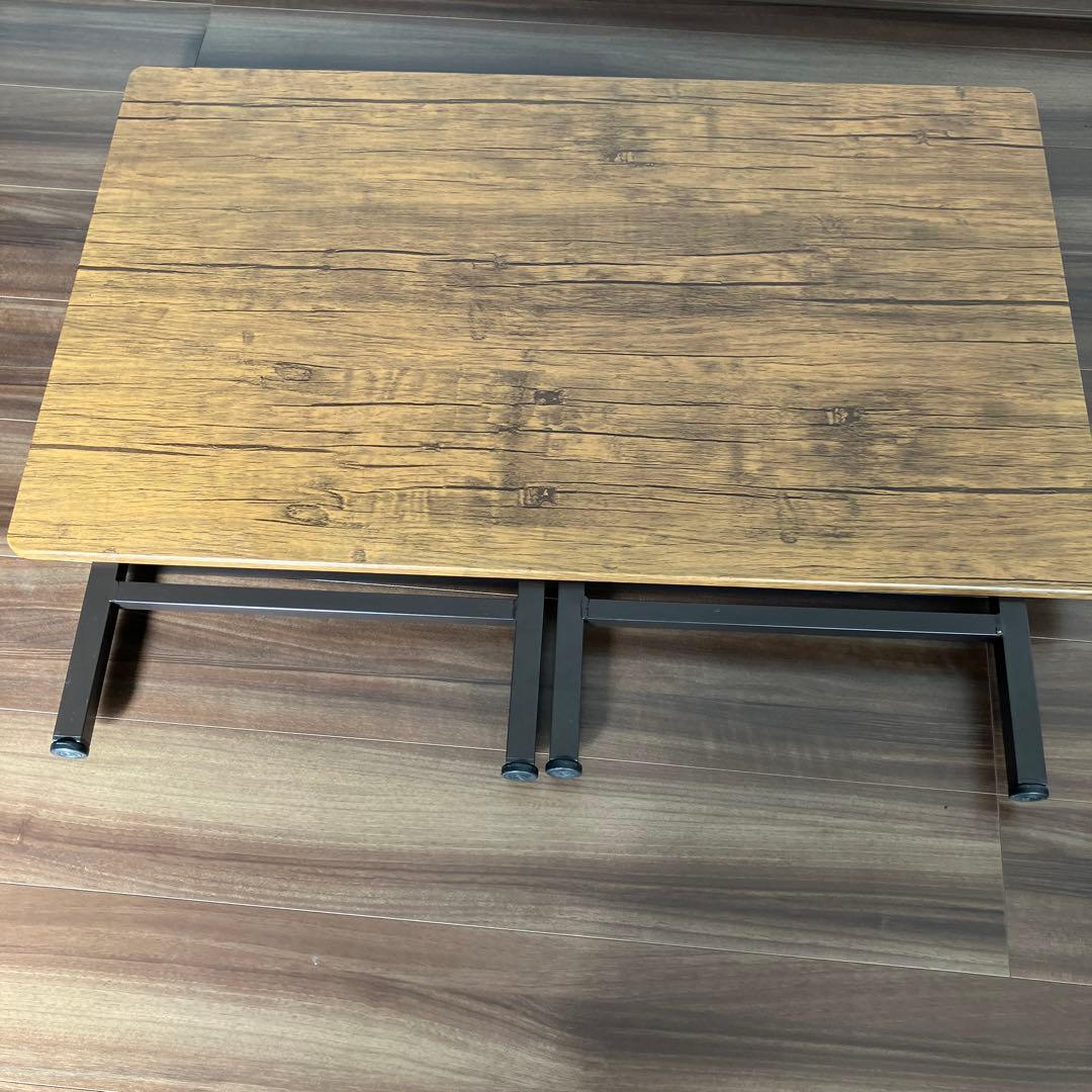 3*6様 幅100cm 折りたたみデスク FLAP 完成品 Brown Pine