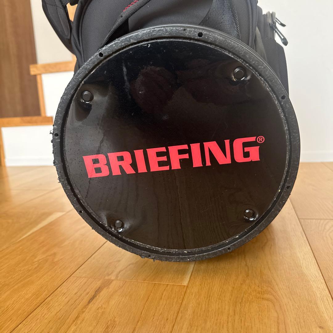 BRIEFING CR-3 #2ゴルフバッグ ブラック アイアンヘッドカバー付き