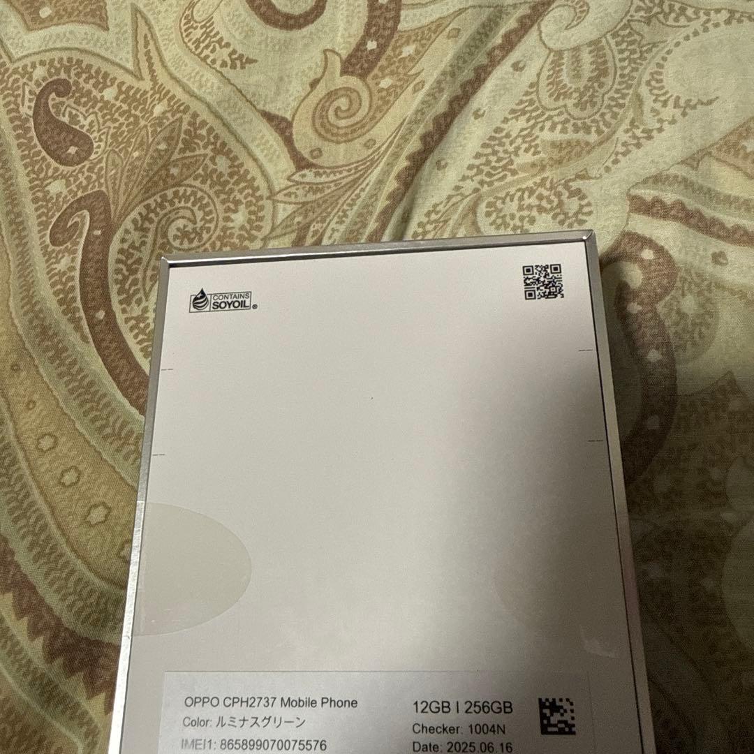 Reno14 5G 6.6インチ メモリー12GB ストレージ256GB