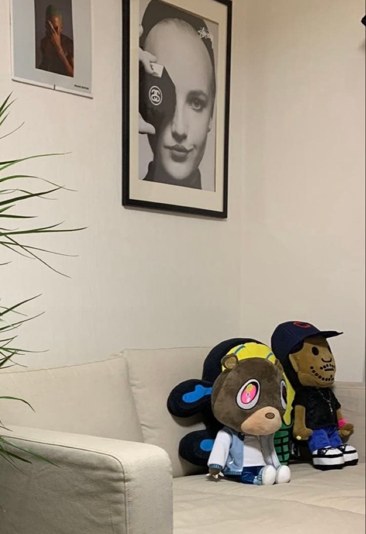 KANYE WEST KID CUDI ぬいぐるみ　セット　おまけ付