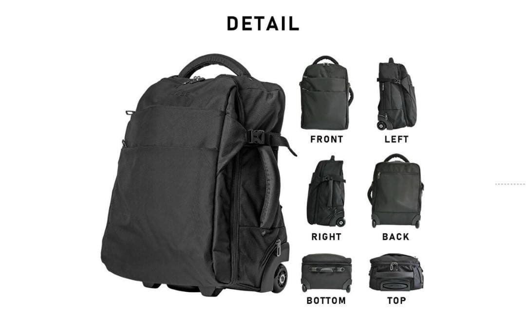 LeeDee 2wayキャリーバック　ブラック 美品