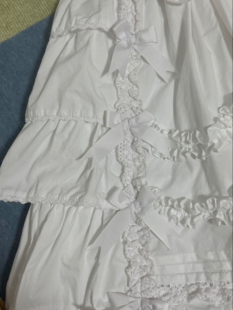 ANDROMEO ホワイト　ジャンパースカート　白ロリ