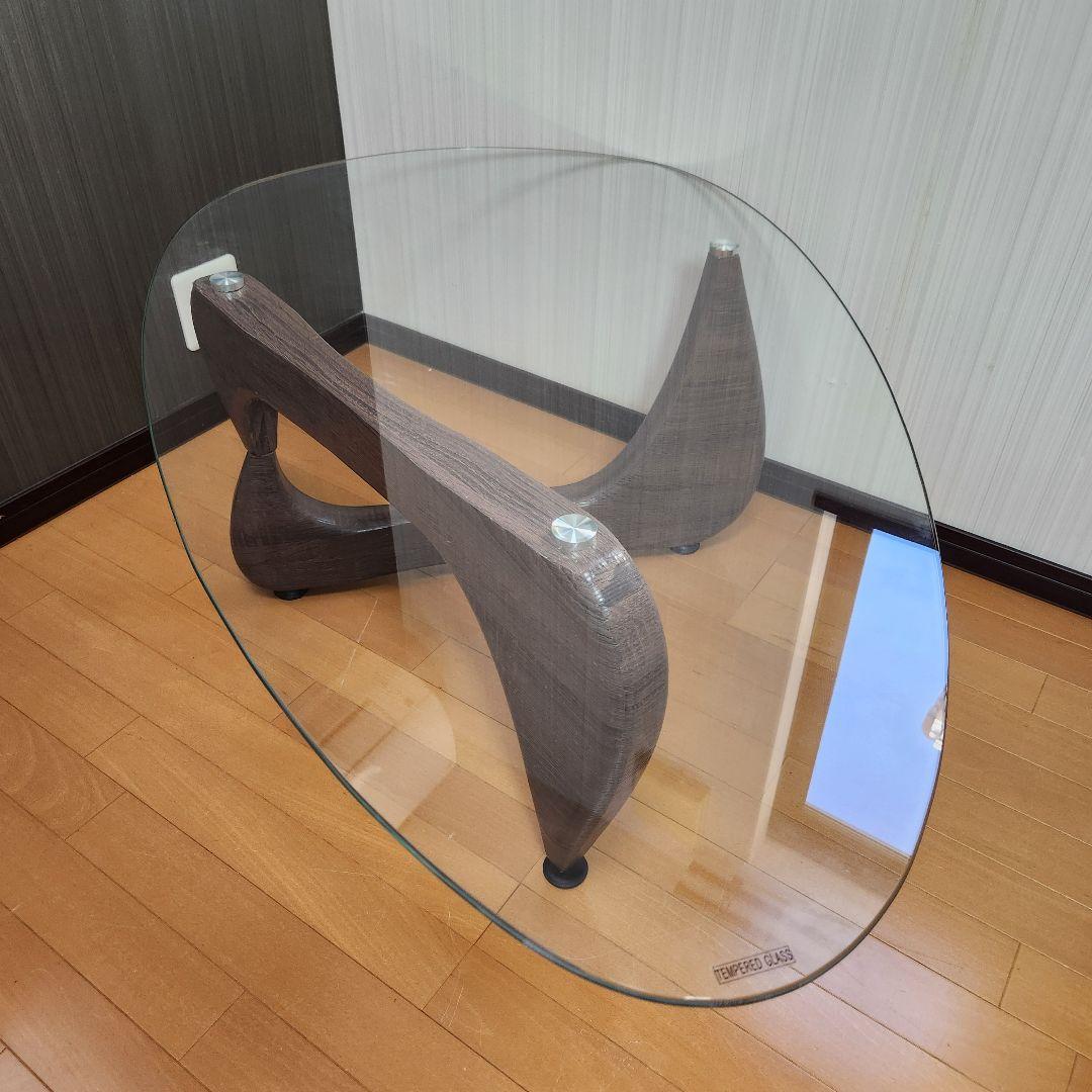 【送料無料】イサム ノグチ　コーヒーテーブル　リプロダクト　ブラウン