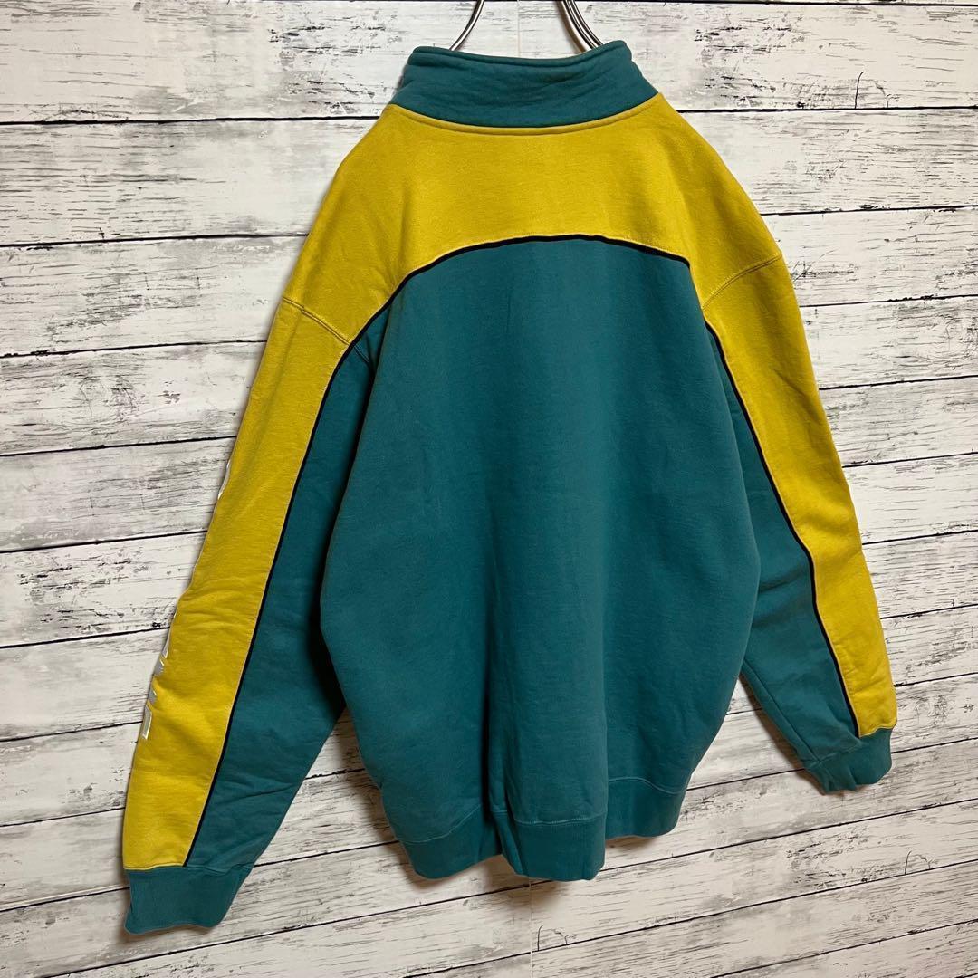 2015【入手困難】シュプリーム♤刺繍ビッグロゴハーフジップスウェット　即完売品