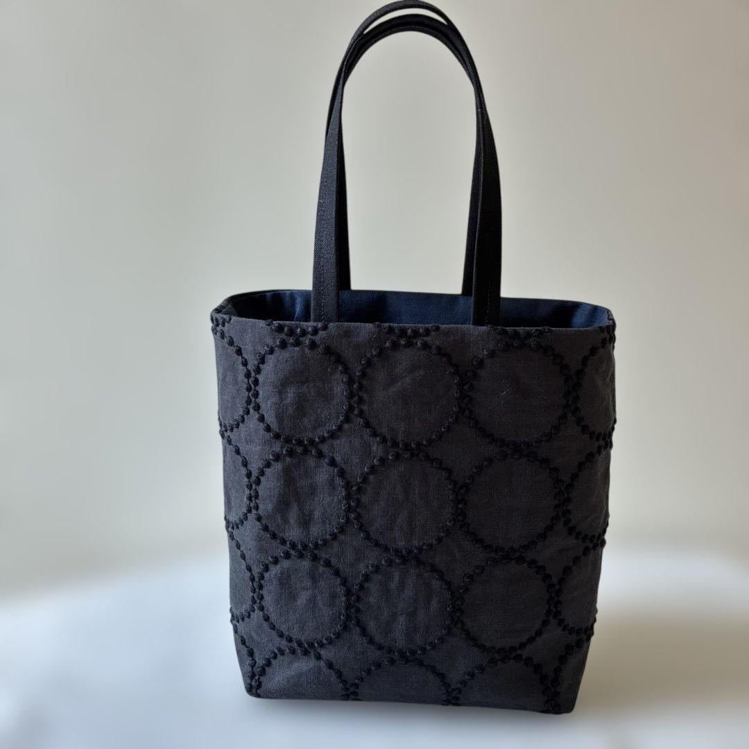 ミナペルホネン 生地使用　twitter/タンバリン　お散歩トートバッグ