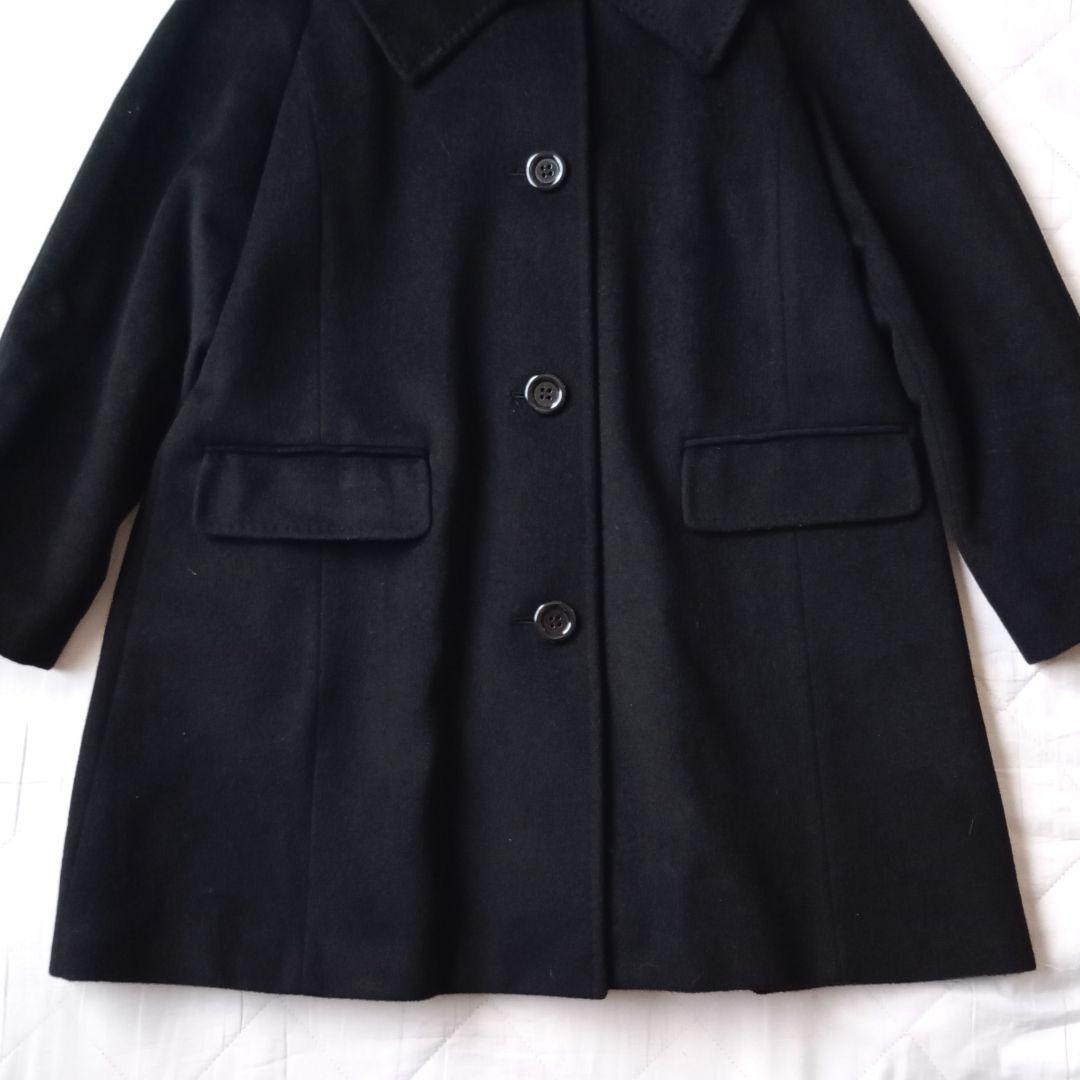 極美品　UNTITLED　ショールカラーコート　カシミヤ混　フォーマル　ゆったり