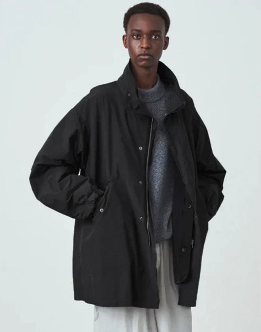 24aw AIR WEATHER SHORT MODS COAT 黒 04