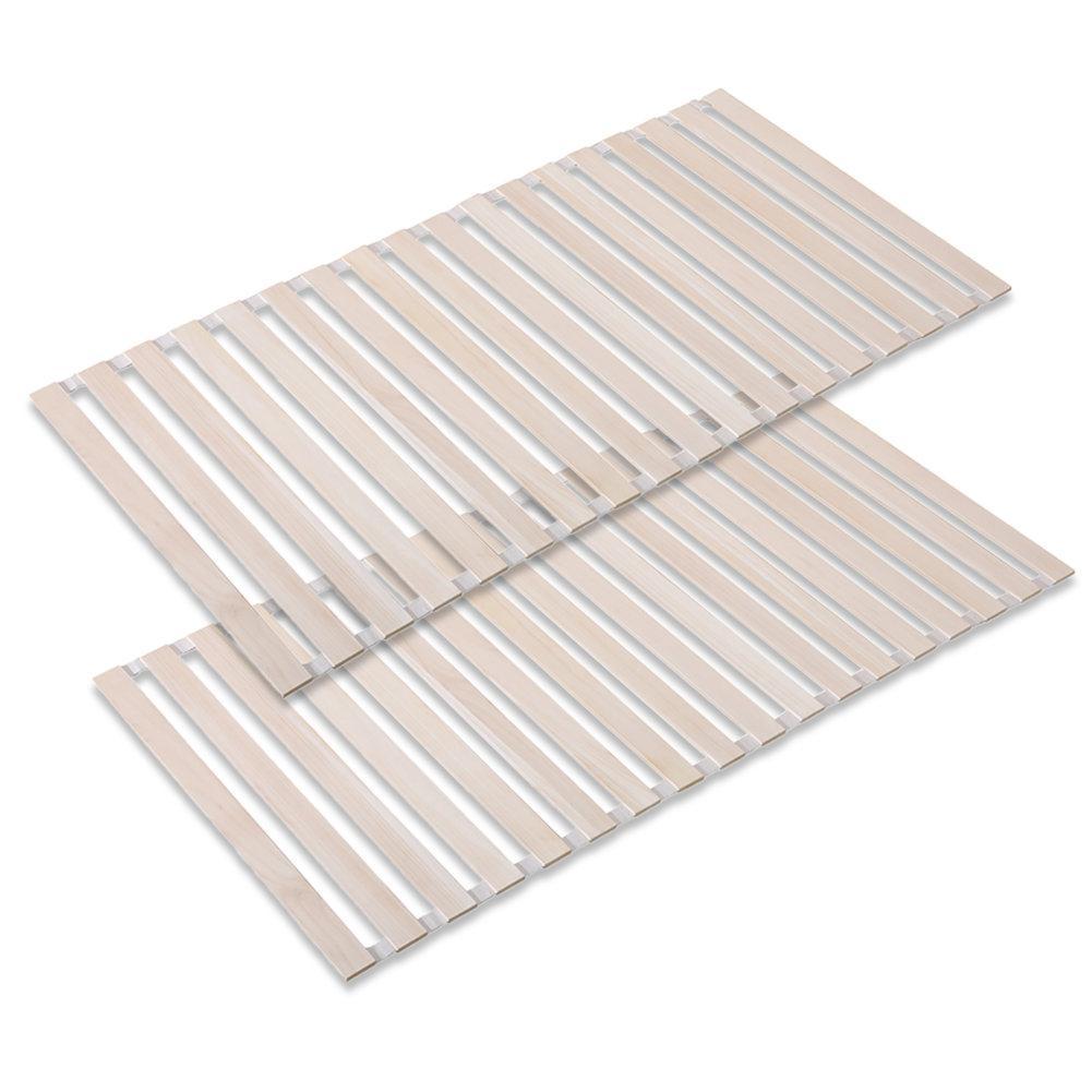 すのこベッド　折りたたみ　ロール式　シングルサイズ　桐　すのこ　※２個※