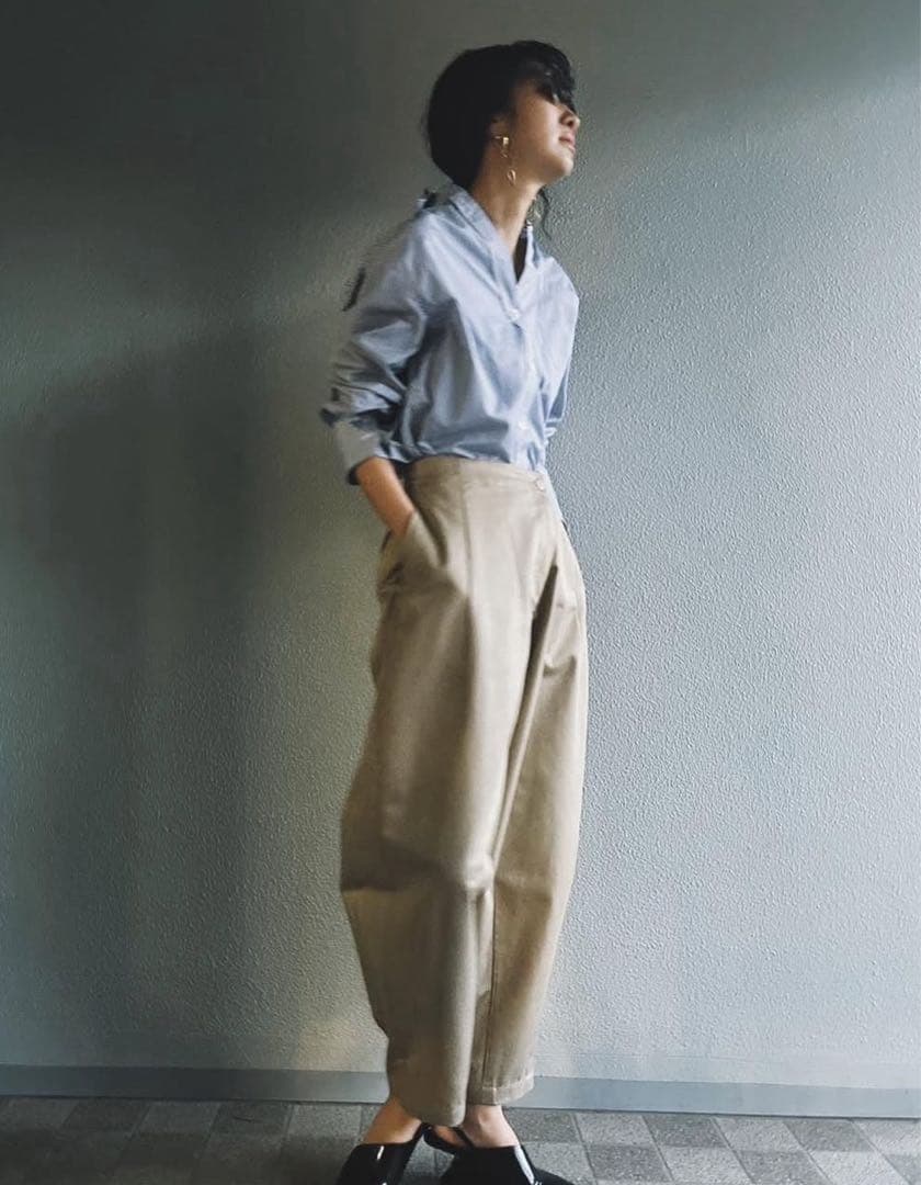 nala コクーンチノパンツ