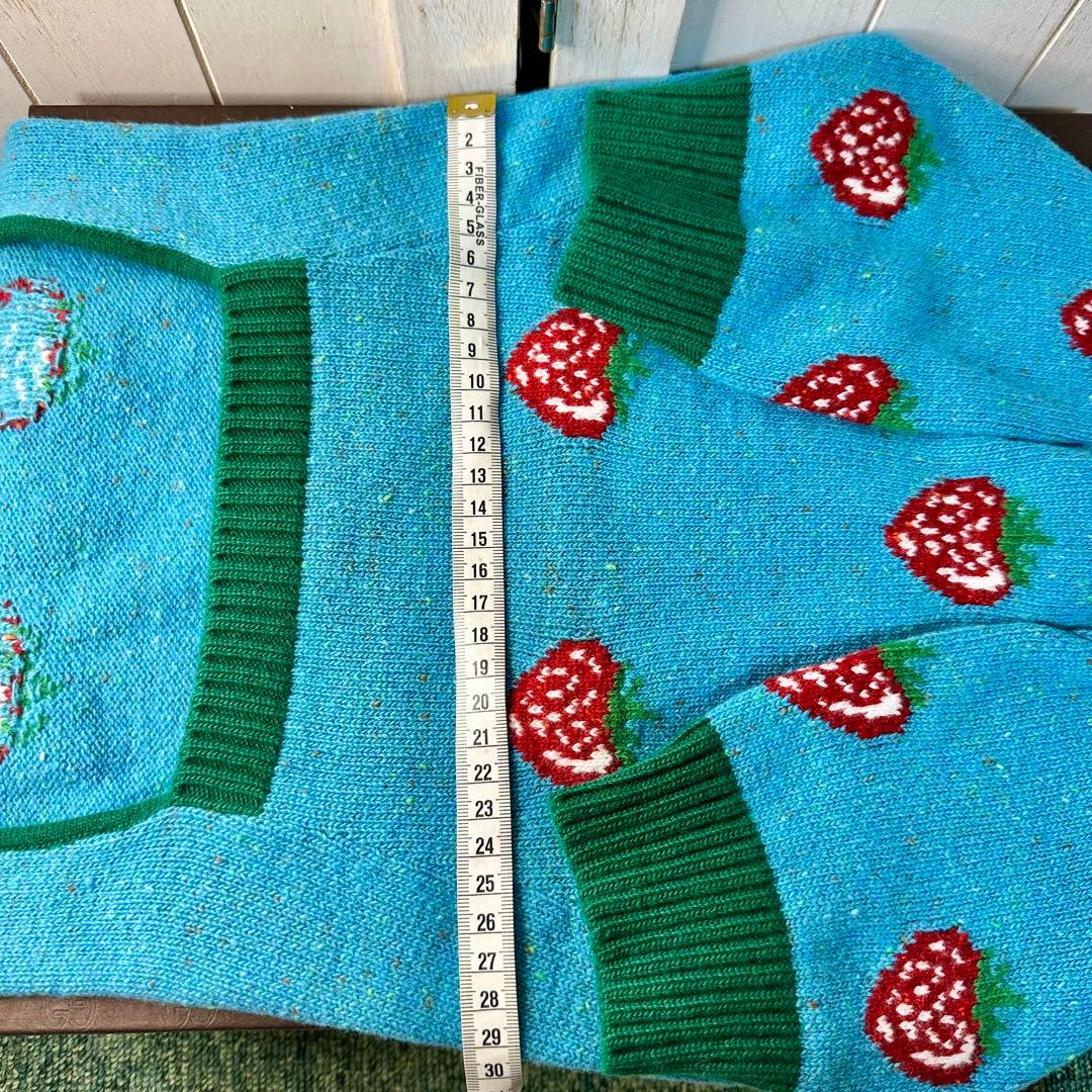 GUCCI グッチ 犬猫 ペット用服 ニット セーター イチゴ柄 Lサイズ