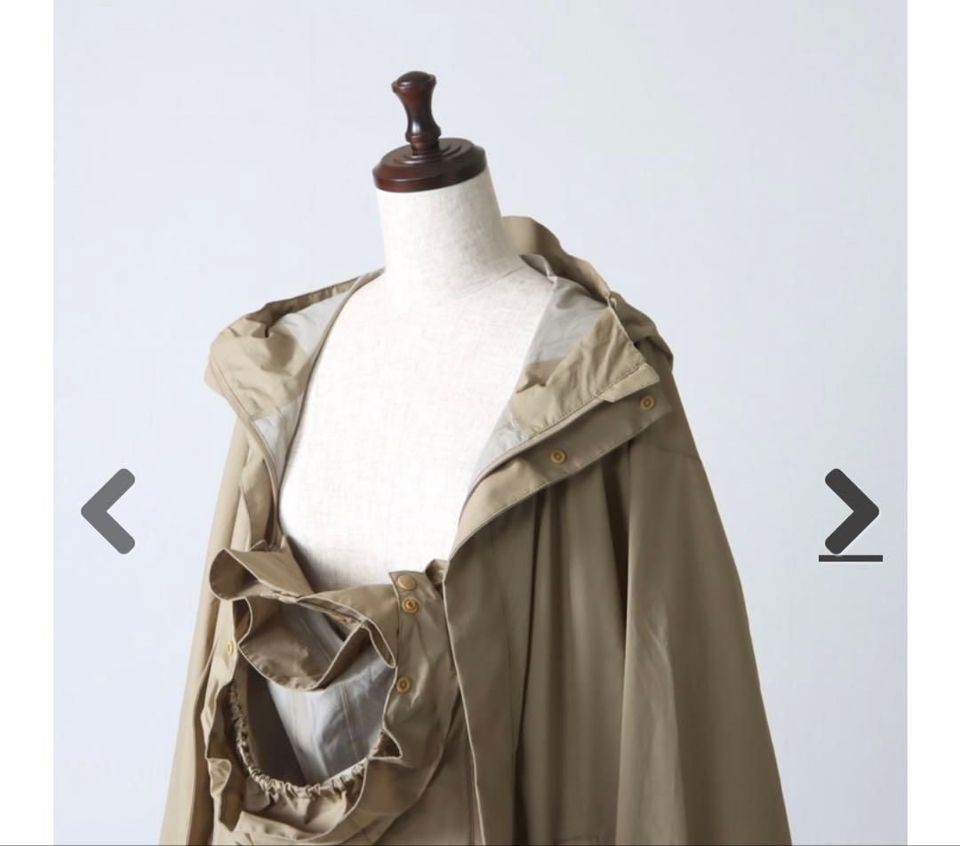 新品未使用！ザノースフェイスマタニティレインコート　　※sky