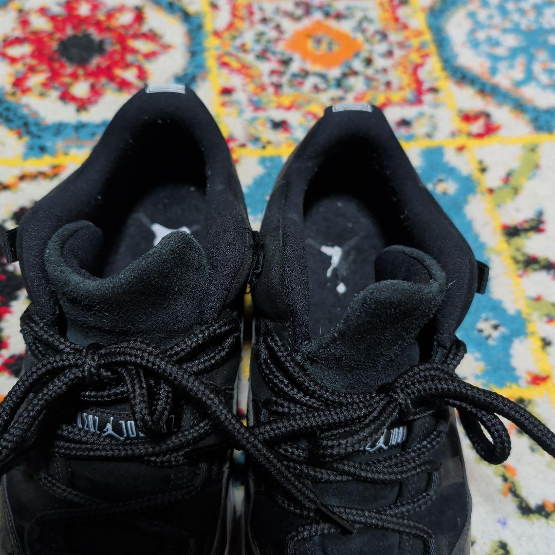 エアジョーダン11バロンズ　ブラック/グレー