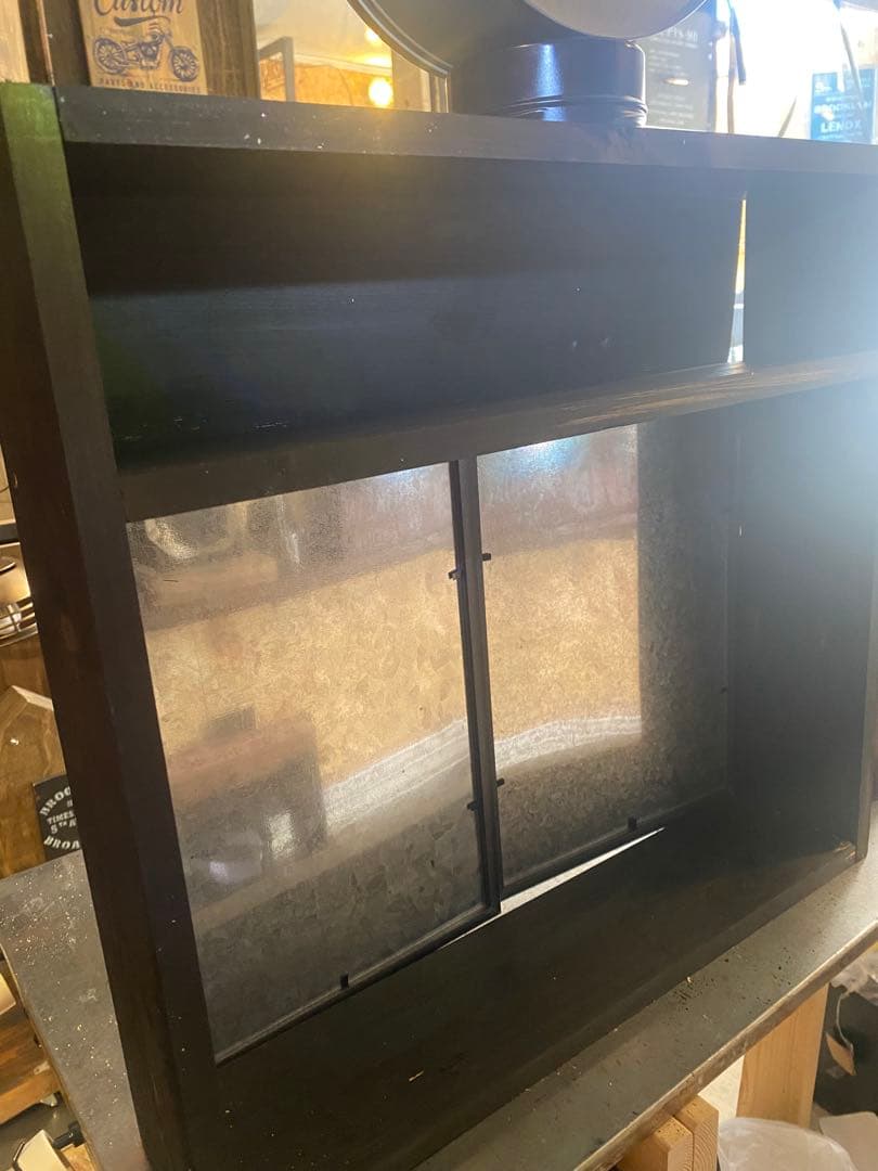 ミリタリー　照明付き　棚　インダストリアル