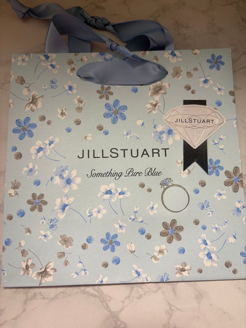限定 ジルスチュアート サムシングピュアブルー ミラー ギフトショッパー付