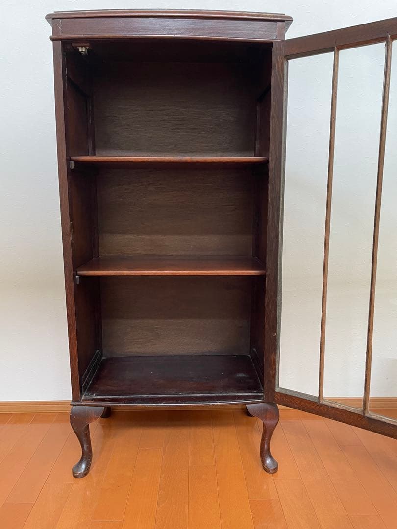 イギリスアンティーク家具　 ガラスキャビネット