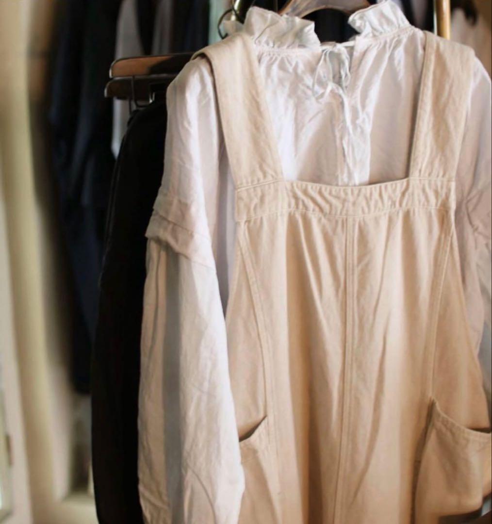 ネストローブ　リネンラミーフリル2wayブラウス