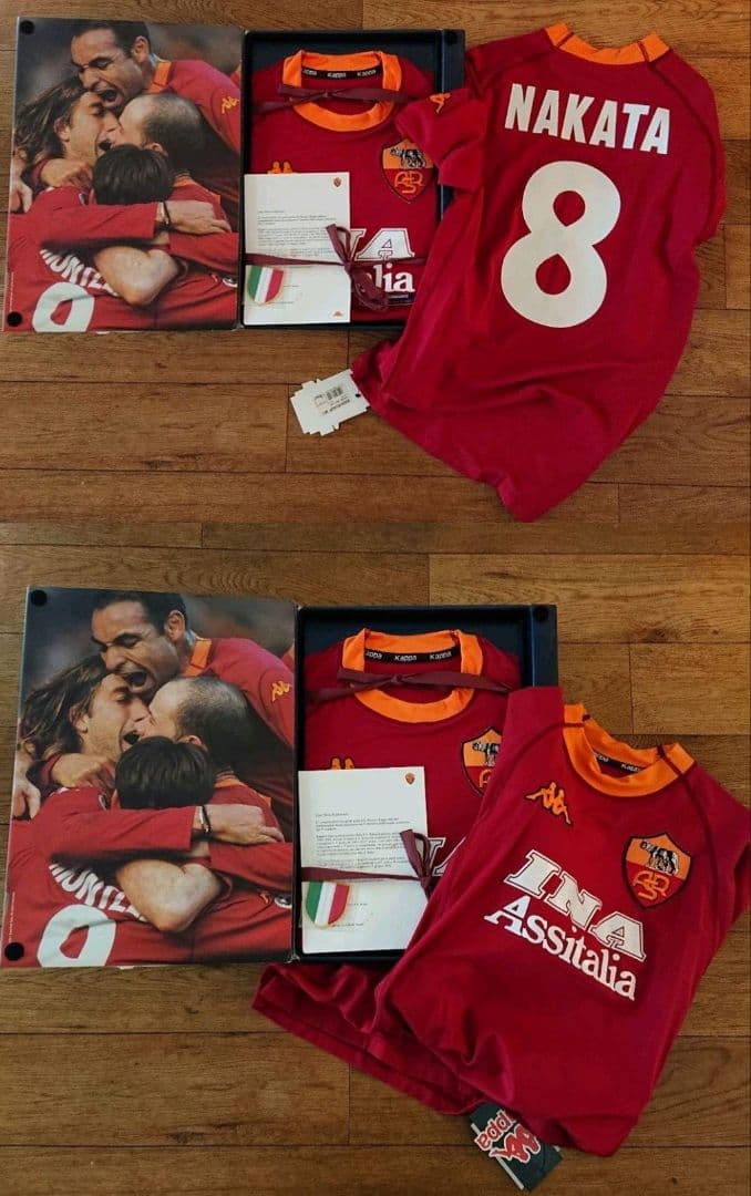 中田英寿 A.S. ROMA NAKATA 記念 限定 レプリカ ユニ ローマ