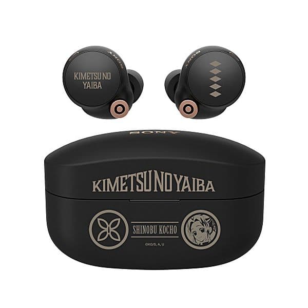 鬼滅の刃 胡蝶しのぶ WF-1000XM4 バッテリー新品交換済 ブラック