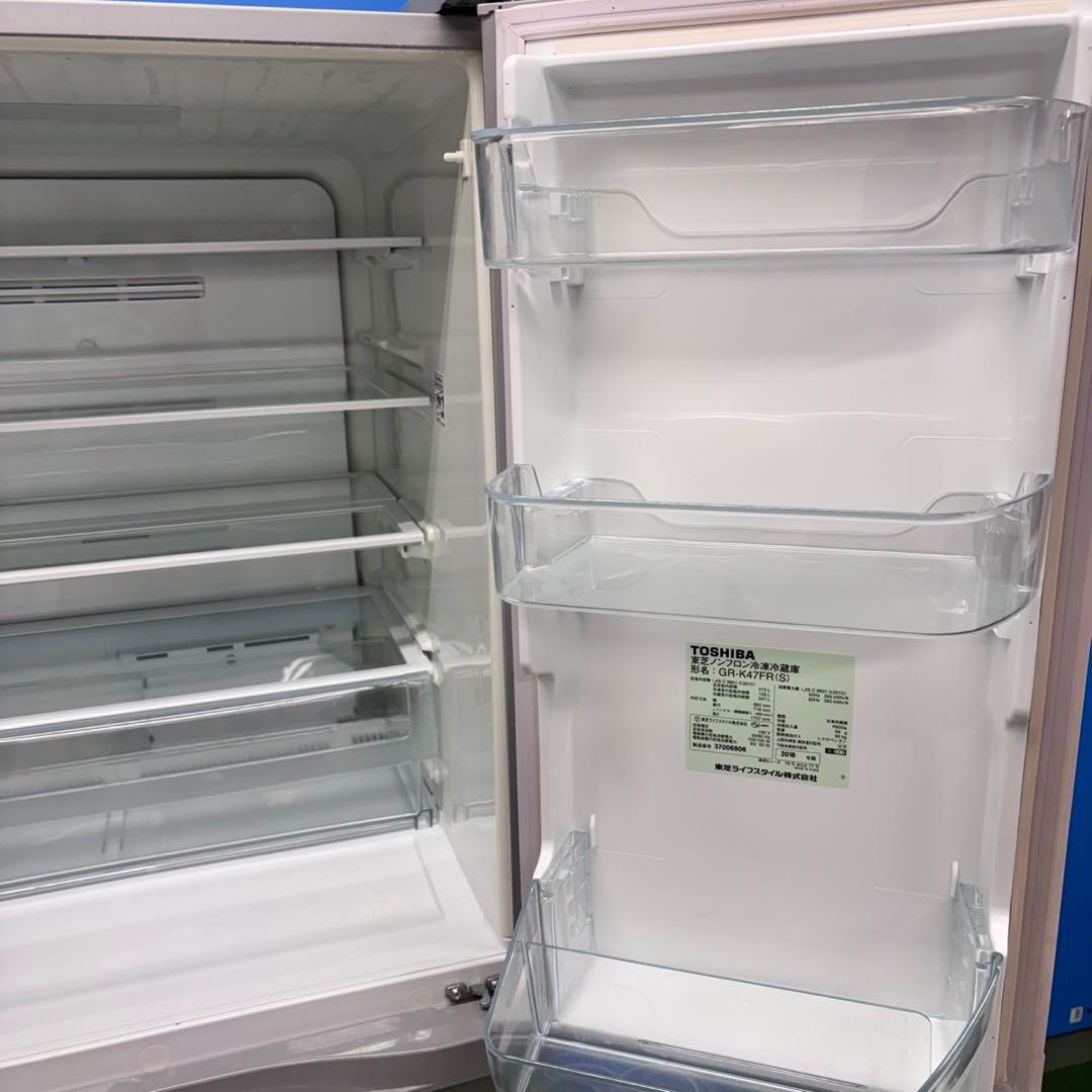 634 ファミリー向け　大型冷蔵庫　6ドア　観音開き　フレンチドア　400L強