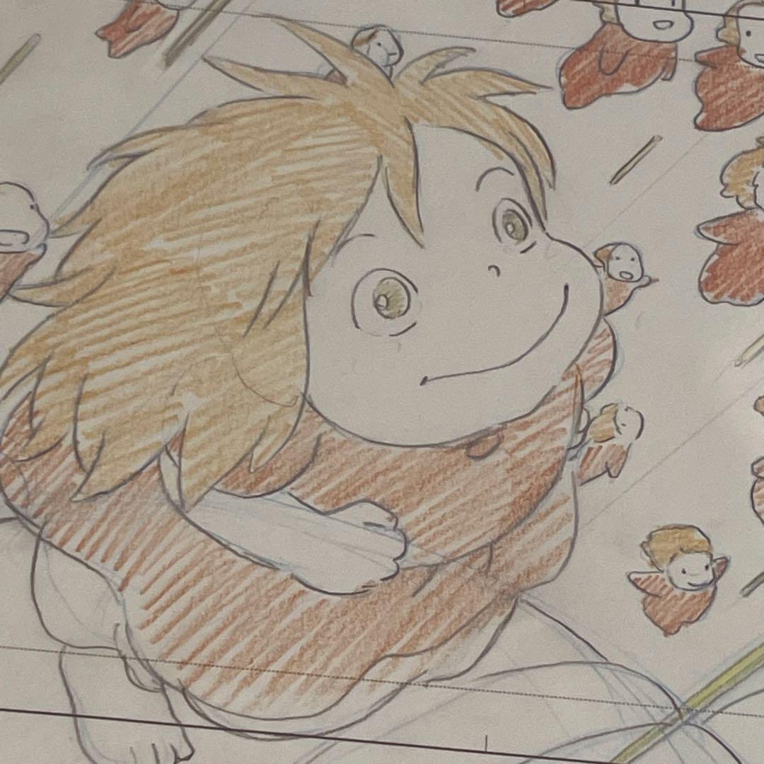 スタジオジブリ レイアウト展 崖の上のポニョ 実寸レプリカ