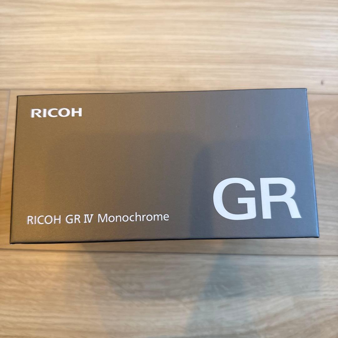 即日発送 RICOH GR IV Monochrome 新品未使用品