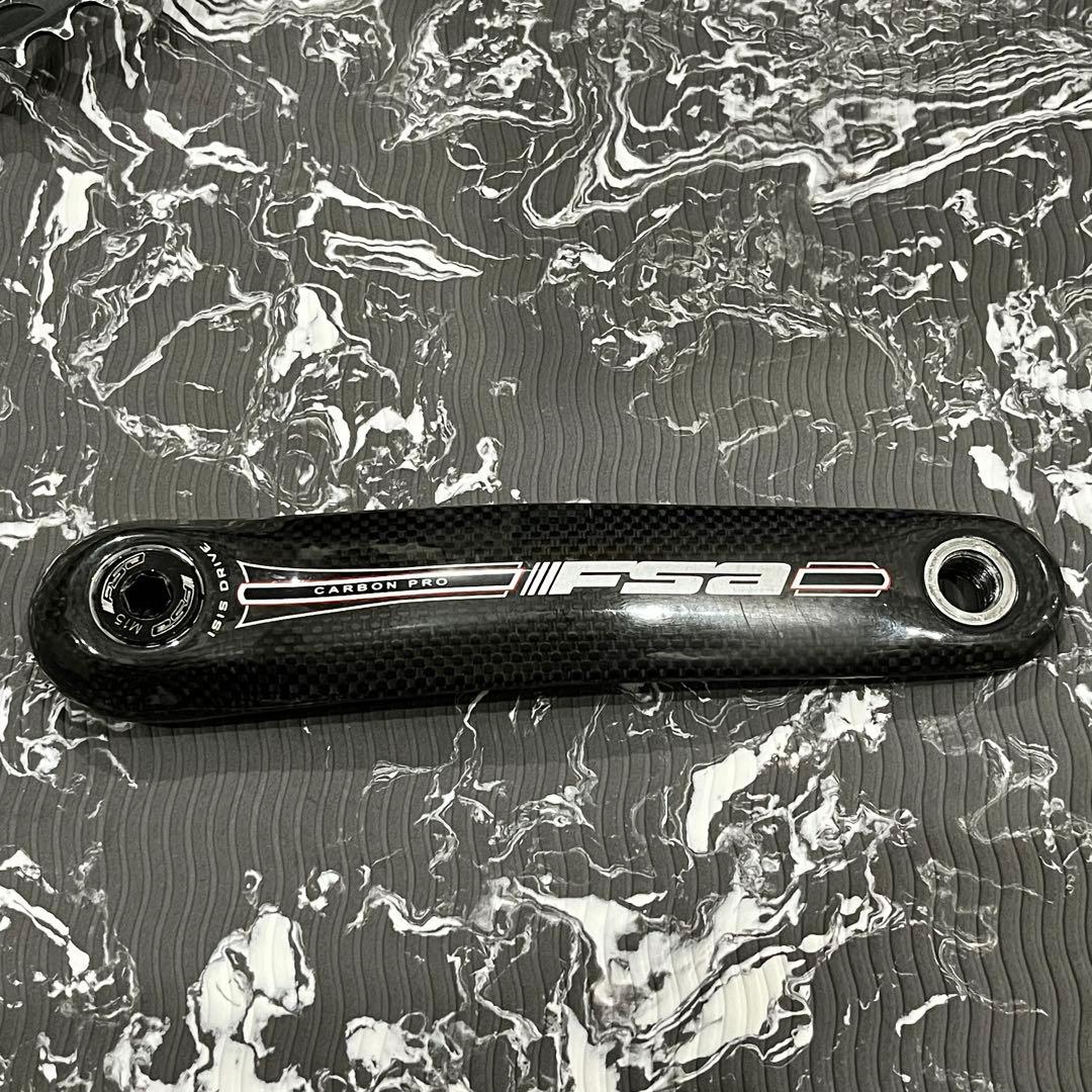 FSA Carbon Pro クランクセット 170mm 50/34T ISIS