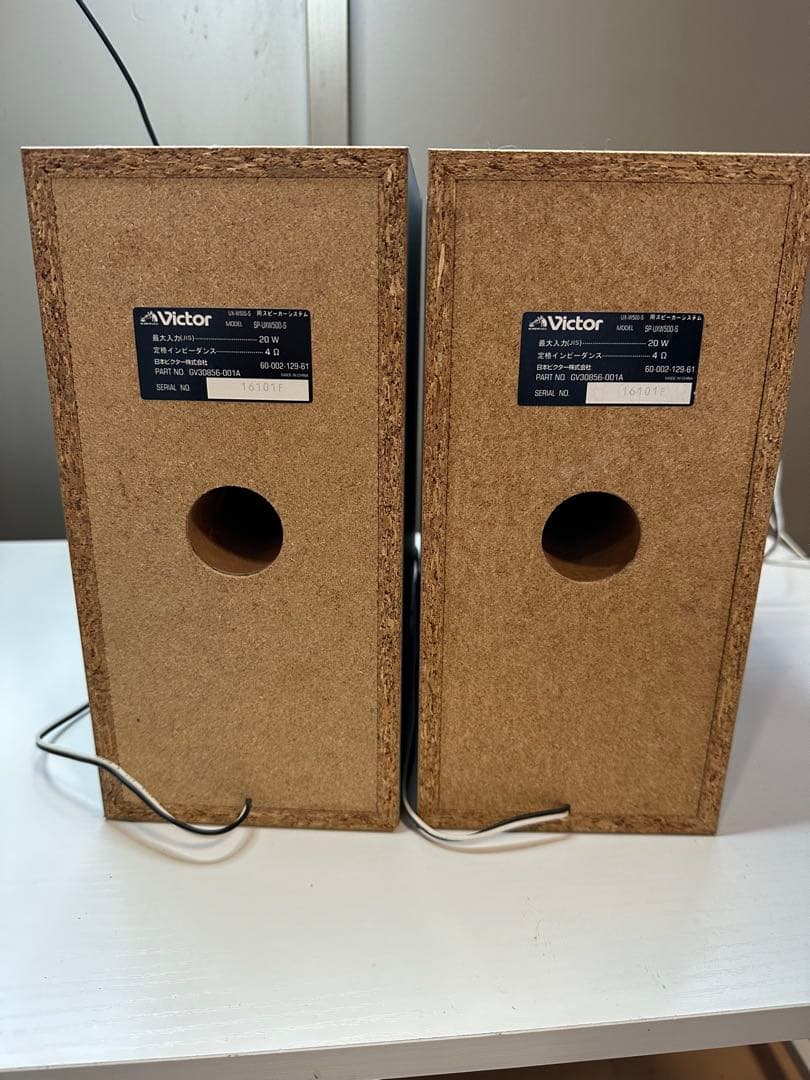 希少品！Victer CA₋UXW500 スピーカー2個 リモコン付