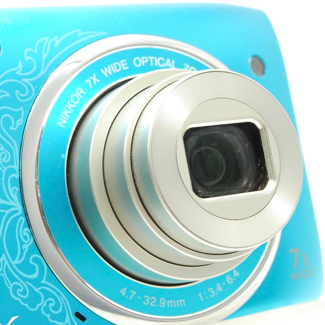 Nikon COOLPIX S3500 ❤️スマホ転送 動作確認済 ブルー ニコン