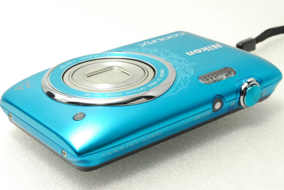 Nikon COOLPIX S3500 ❤️スマホ転送 動作確認済 ブルー ニコン