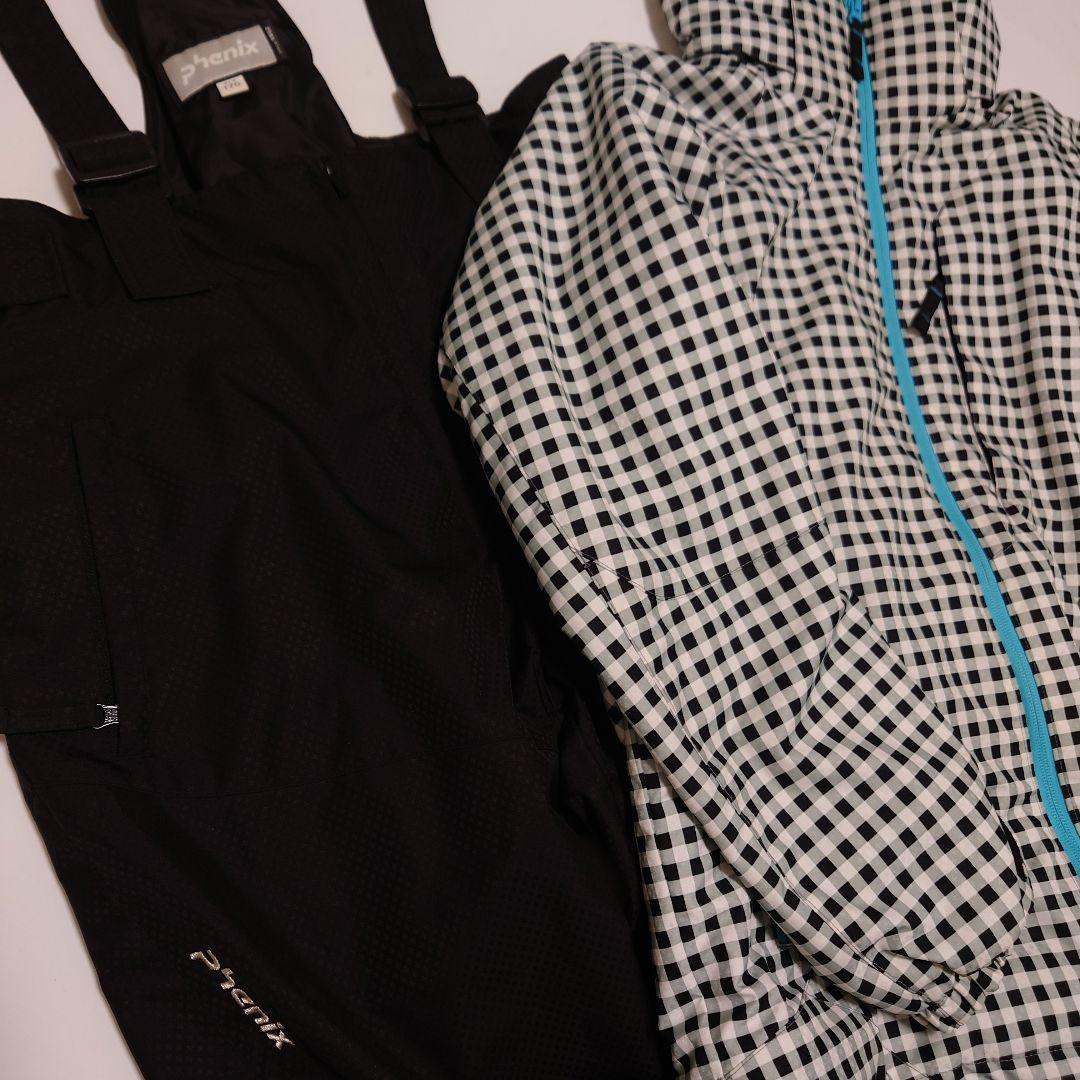 phenix フェニックス スキーウェア スノボ 上下 170 黒白チェック