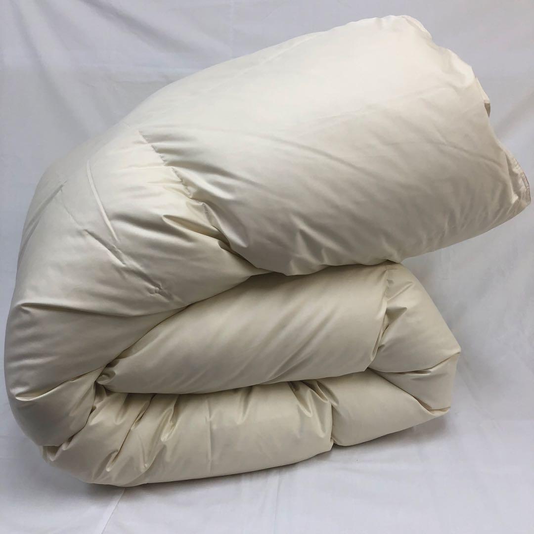 羽毛布団 シングル ニューゴールド 生成り 日本製 150×210cm 特別価格