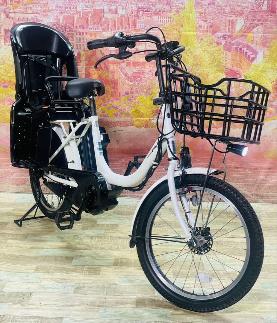 ZK3319 電動自転ヤマハ パスバビー 子供乗せ 20インチ 送料無料