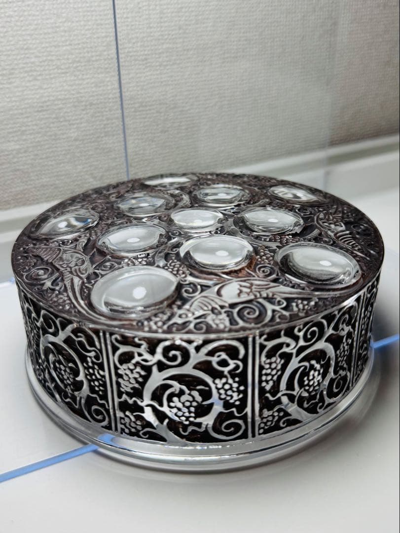 ラリック LALIQUE ロジェ パチネ 小物入れ オブジェ クリスタル✨