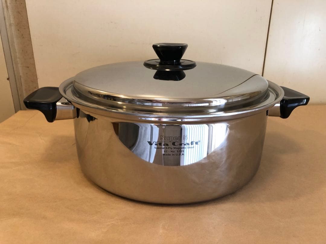 未使用 ビタクラフトSuper5 両手鍋5.5L No.5125