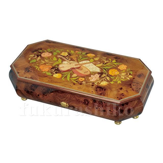 新品72弁ドビッシー ♪月の光（３パーツ）オルフェウス象嵌オルゴール313