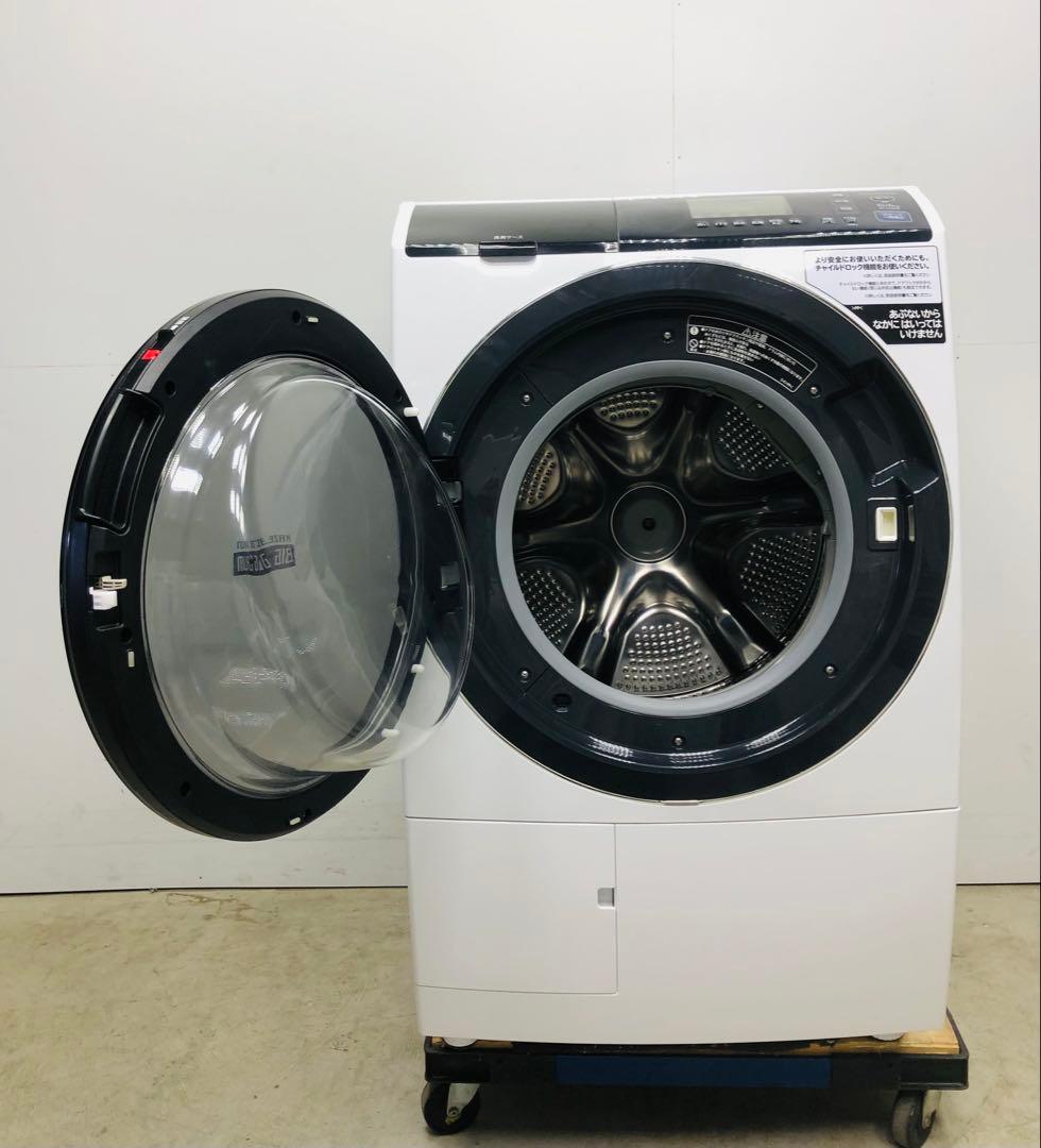 BD-SG100EL 19年製★美品 3ヶ月保証 日立 ドラム式洗濯乾燥機