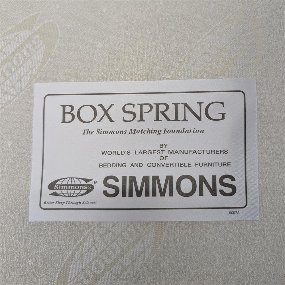 展示品　シモンズ　セミダブル　ベッドフレーム　ヘッドボード　ボトムクッション