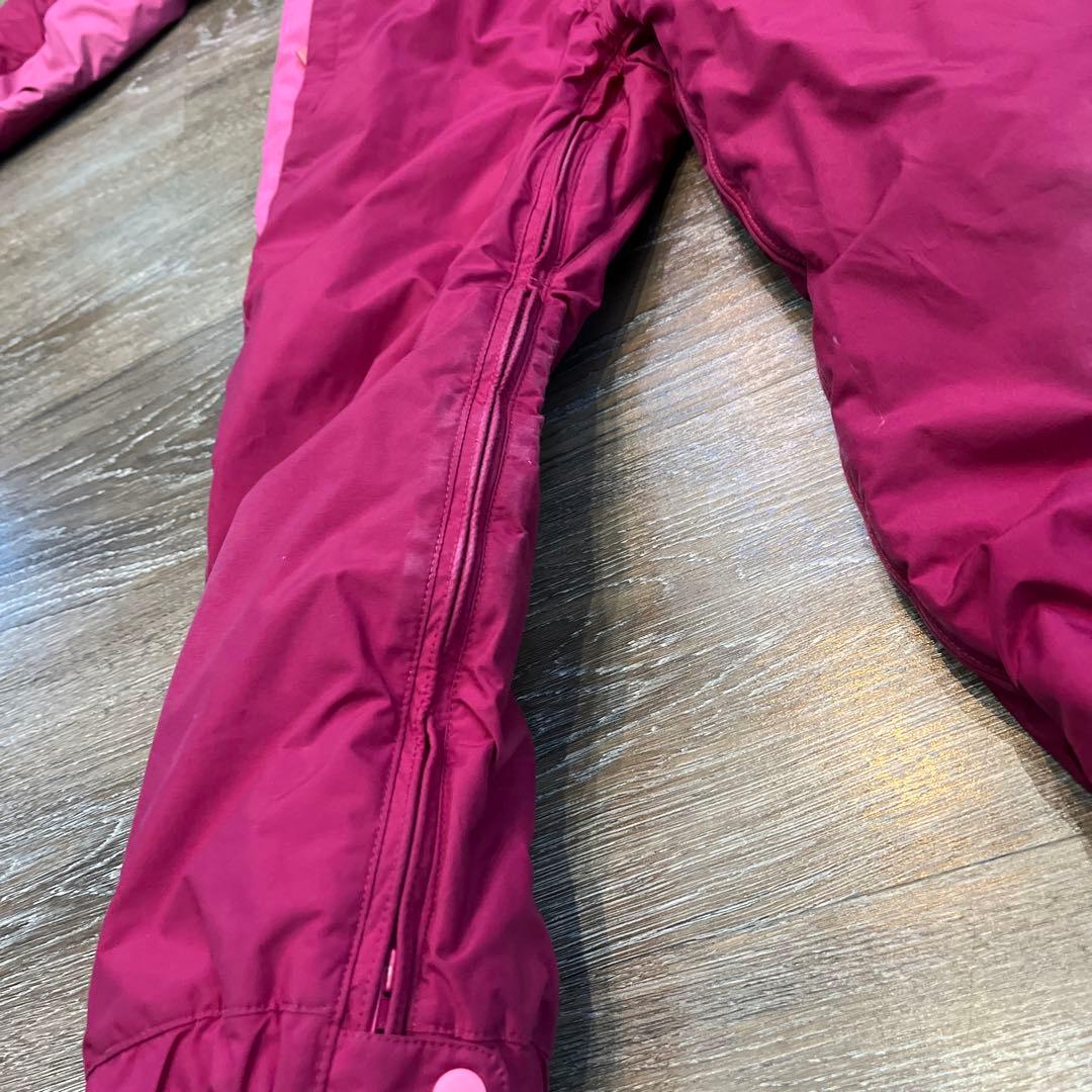 mont-bellモンベル　１２０　女の子　スノーウェア　つなぎ