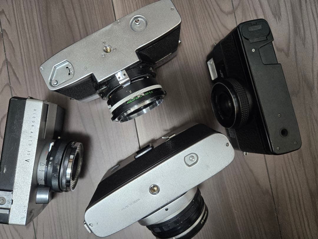 希少NikonRICOHHANIMEXTOPCONヴィンテージフィルムカメラ4点