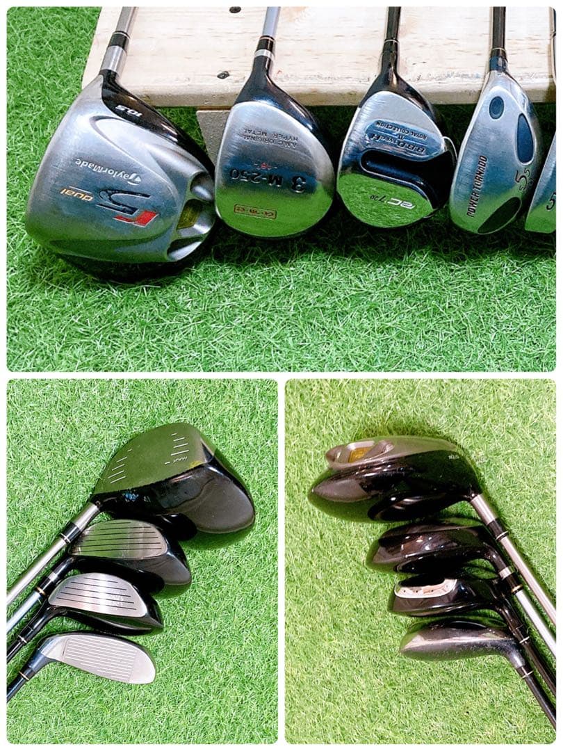 M4 テーラーメイド　初心者オススメ　ゴルフ　クラブセット　メンズ　13本