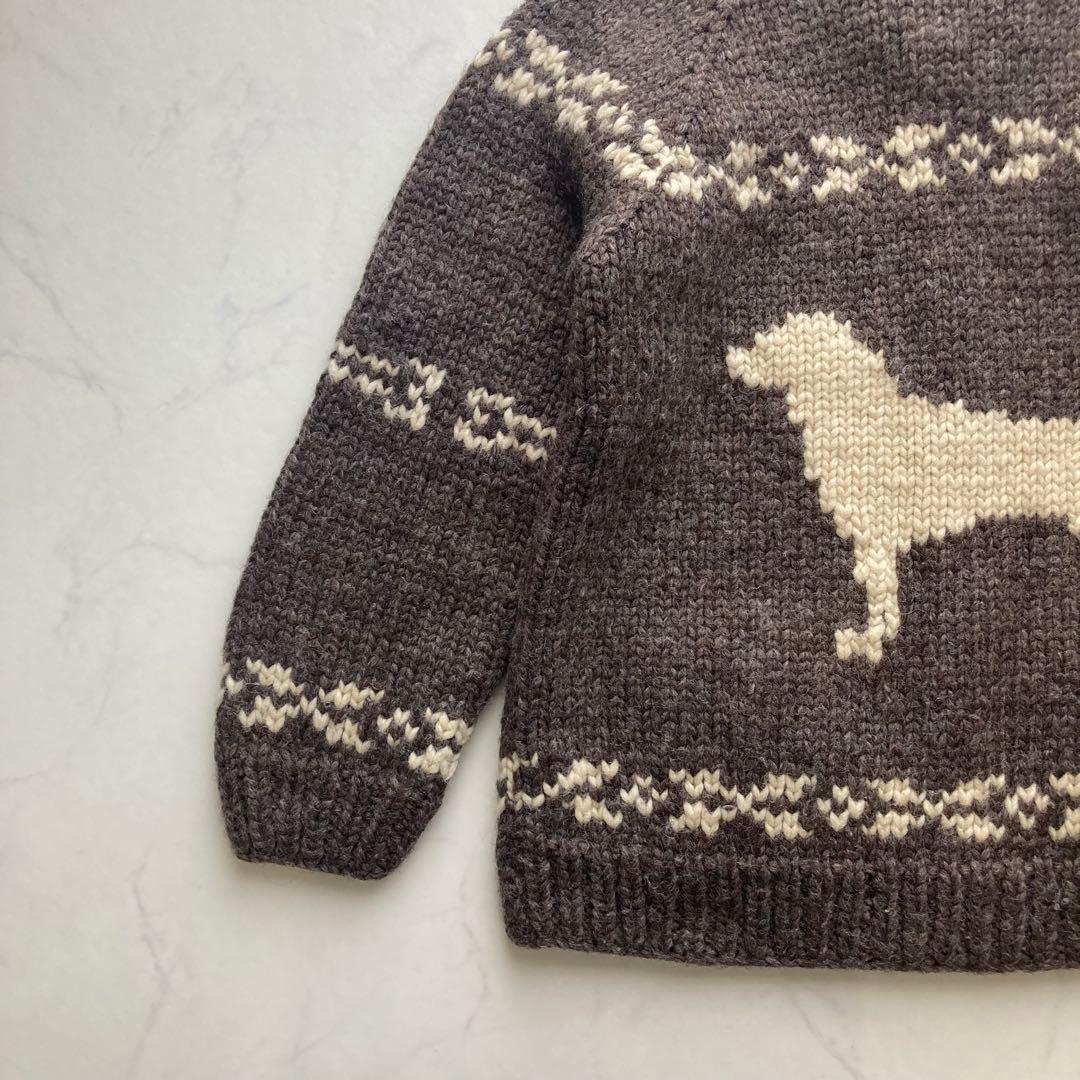 ラブラドールレトリバー×カナディアンセーター カウチンセーター