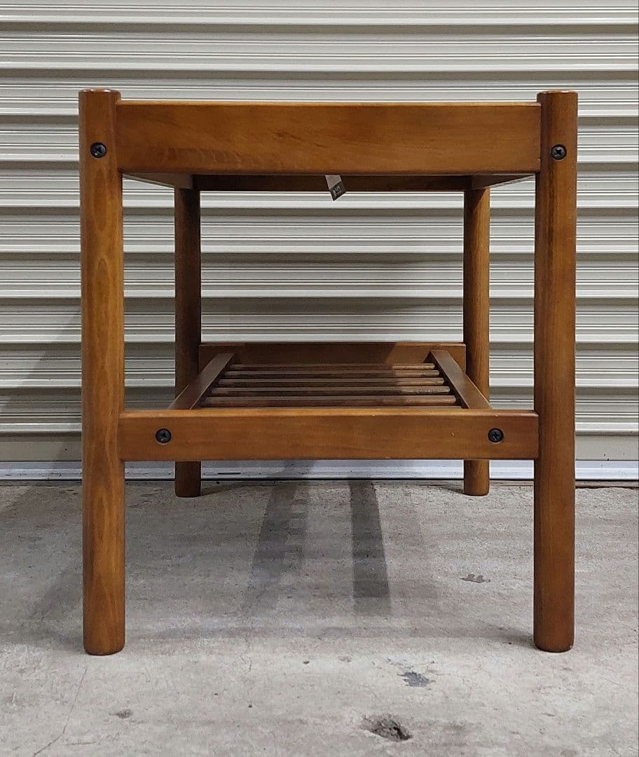 オールドカリモク 白天板 カフェテーブル ローテーブル サイドテーブル 古家具