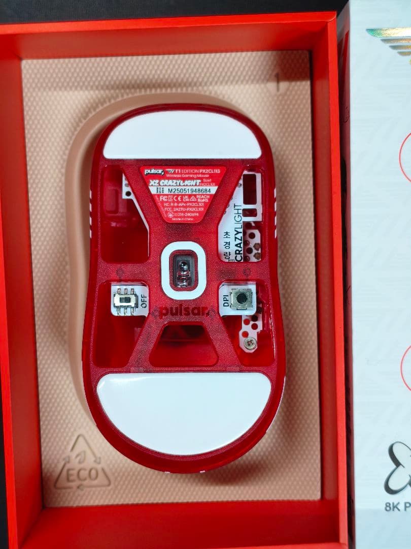 マウス・トラックボール Pulsar X2 Crazylight mini T1 Edition